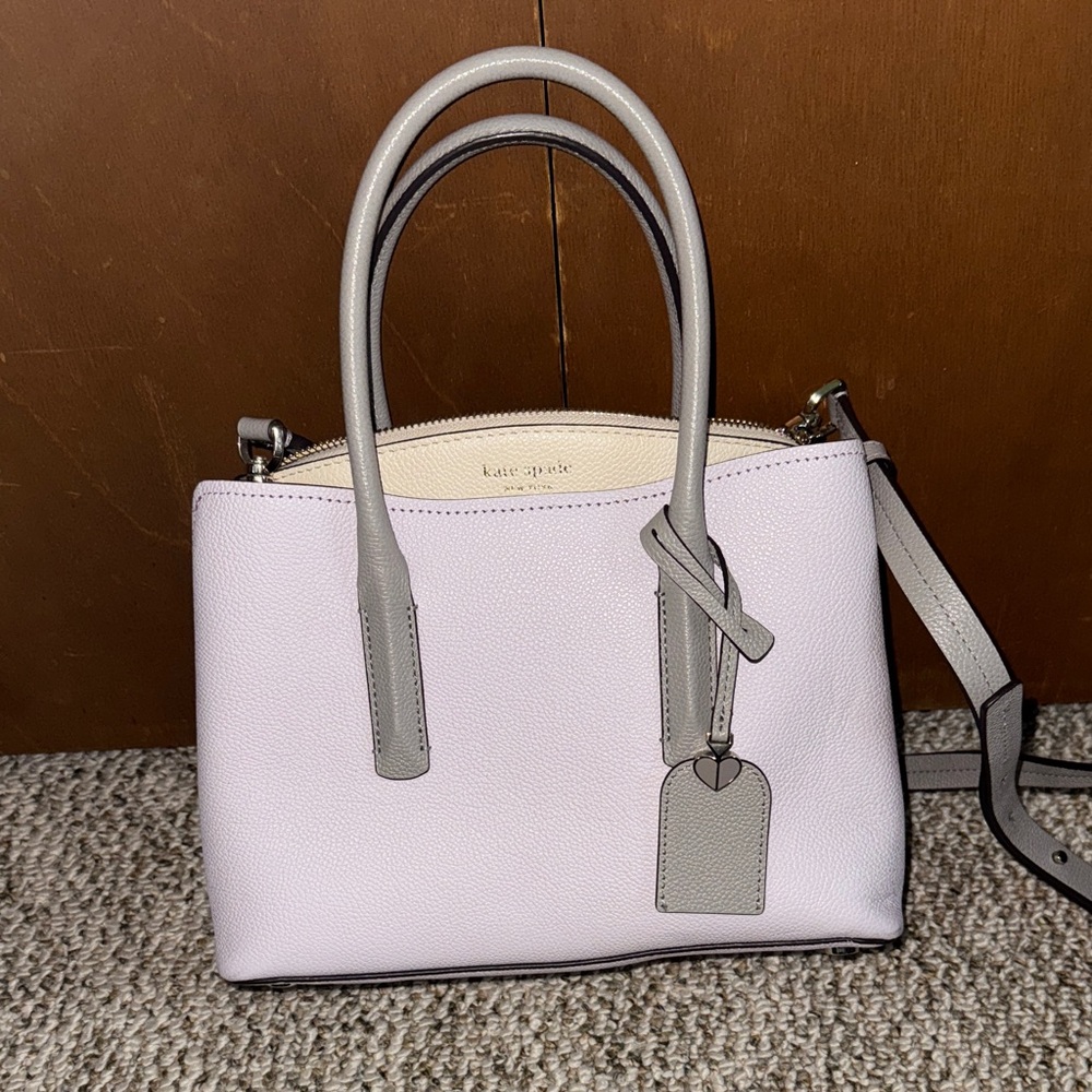 Kate Spade Lavender and Gray Satchel